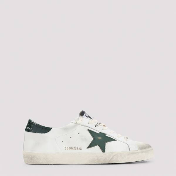 Golden Goose Superstar Sneakers - White Green