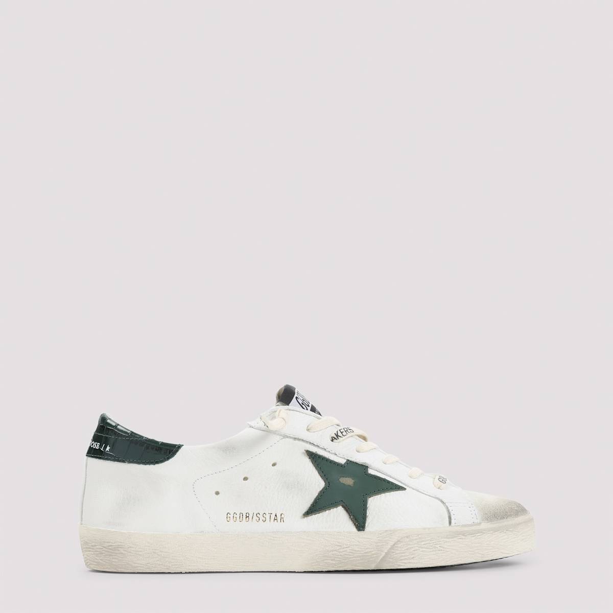 Golden Goose Superstar Sneakers - White Green - Image 1 of 5
