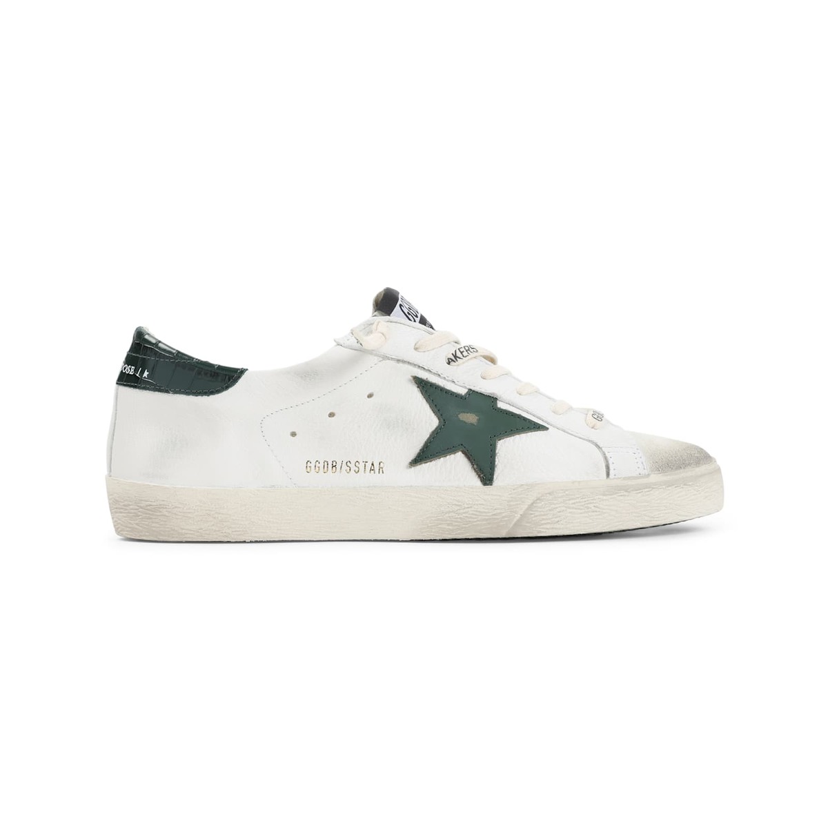 Golden Goose Superstar Sneakers - White Green - Image 2 of 5