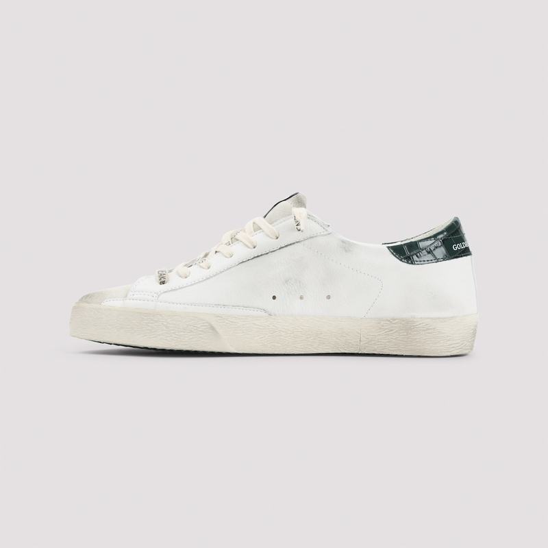 Golden Goose Superstar Sneakers - White Green