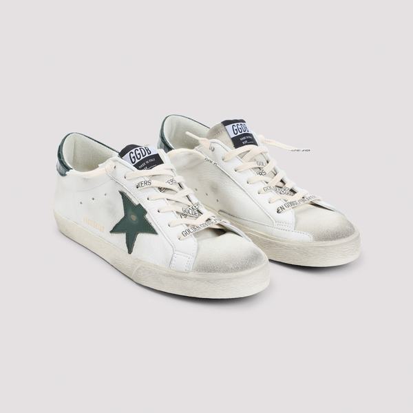 Golden Goose Superstar Sneakers - White Green