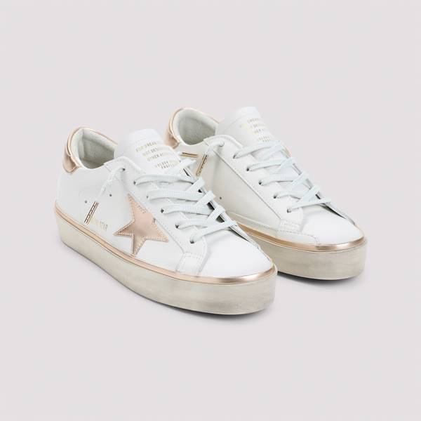 Golden Goose Hi Star Sneakers - White Taupe