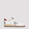 Golden Goose Ballstar Sneakers - White Silver Blue Red - Thumbnail 1