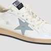 Golden Goose Ballstar Sneakers - White Silver Blue Red - Thumbnail 5