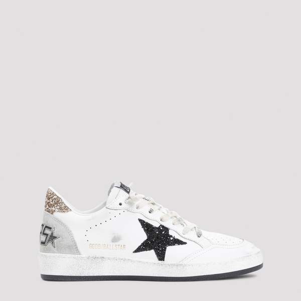 Golden Goose Ballstar Sneakers - White Black Gold Ice