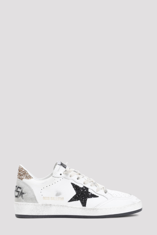Golden Goose Ballstar Sneakers - White Black Gold Ice