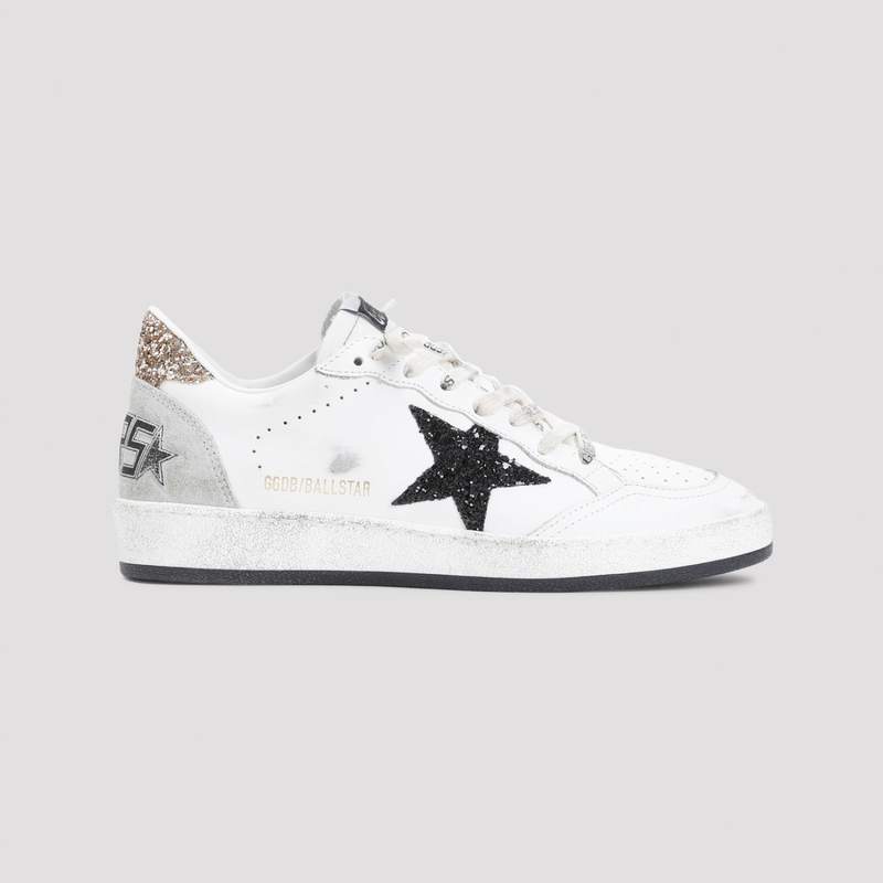 Golden Goose Ballstar Sneakers - White Black Gold Ice