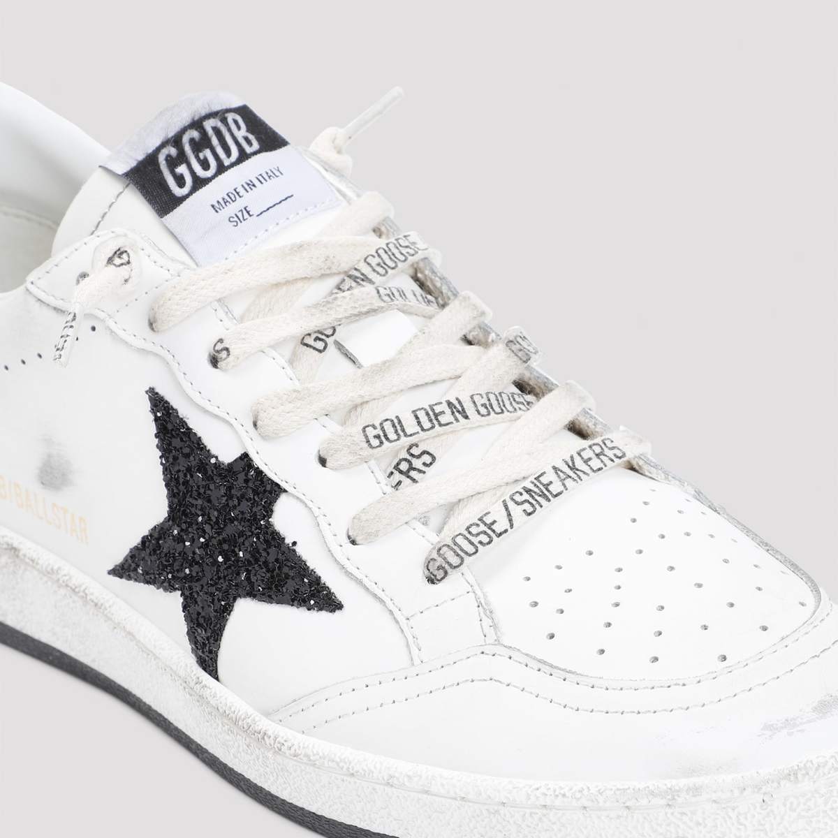 Golden Goose Ballstar Sneakers - White Black Gold Ice - Image 5 of 5