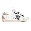 Golden Goose Superstar Sneakers - Optic White Seedpearl Black Gold - Thumbnail 2