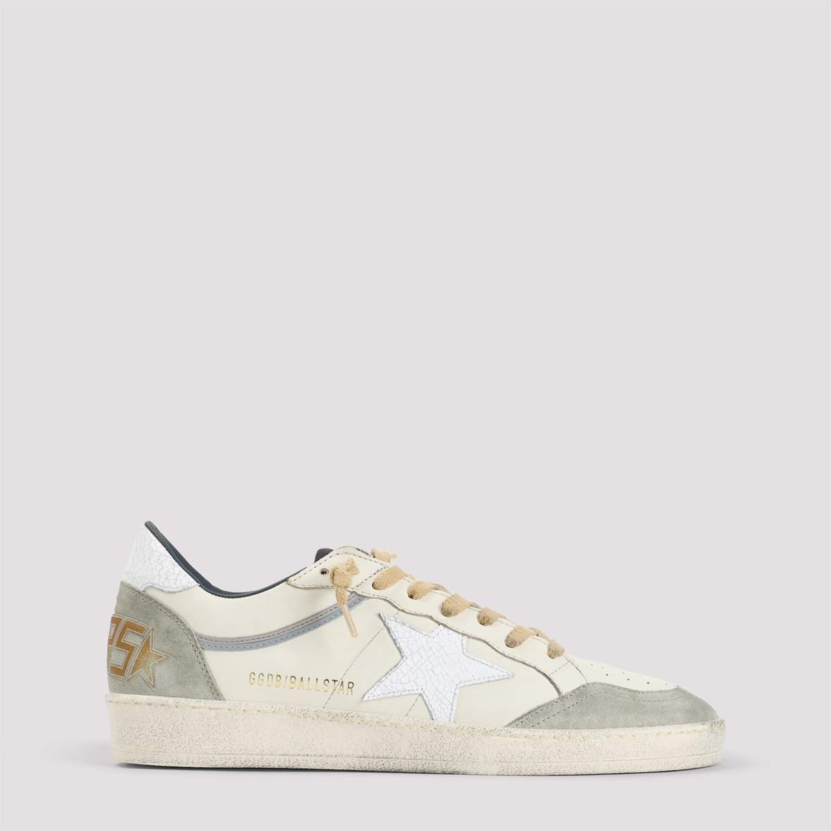 Golden Goose Ballstar Sneakers - White Nut Green - Image 1 of 5
