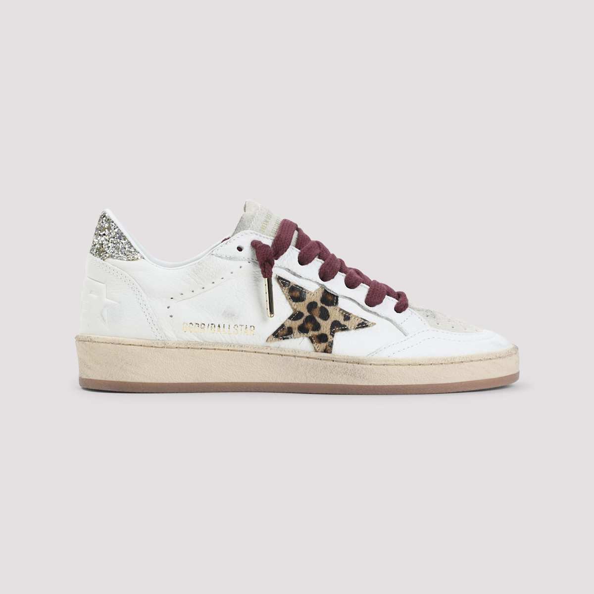 Golden Goose Ballstar Sneakers - White Grey Horsy Platinum - Image 3 of 5
