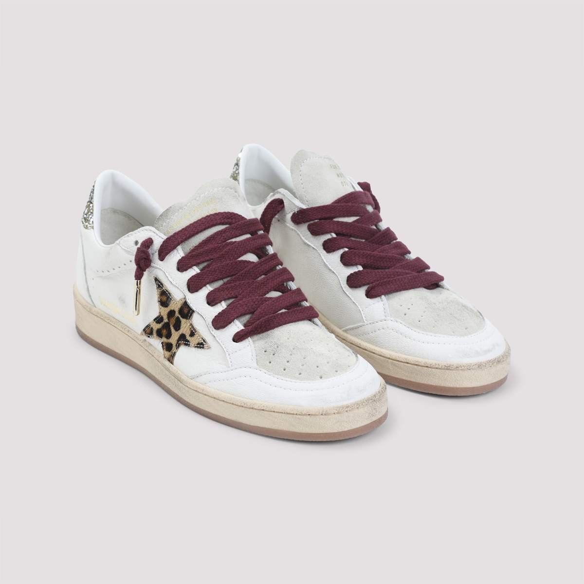 Golden Goose Ballstar Sneakers - White Grey Horsy Platinum - Image 5 of 5
