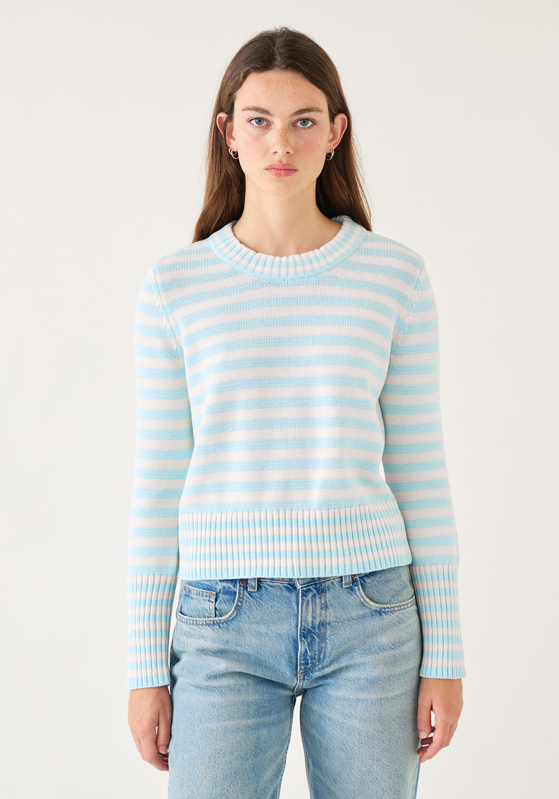 demylee Micha Stripe Cotton Sweater
