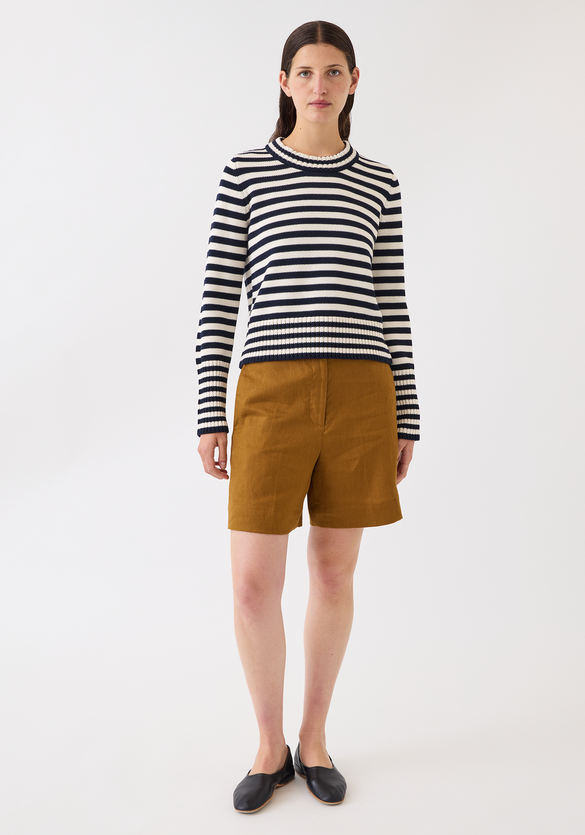 demylee Micha Stripe Cotton Sweater - Image 4 of 7