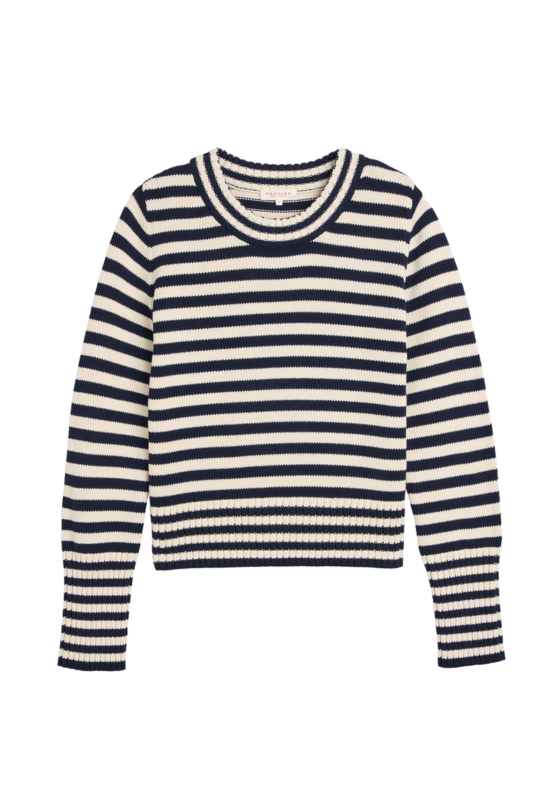 demylee Micha Stripe Cotton Sweater