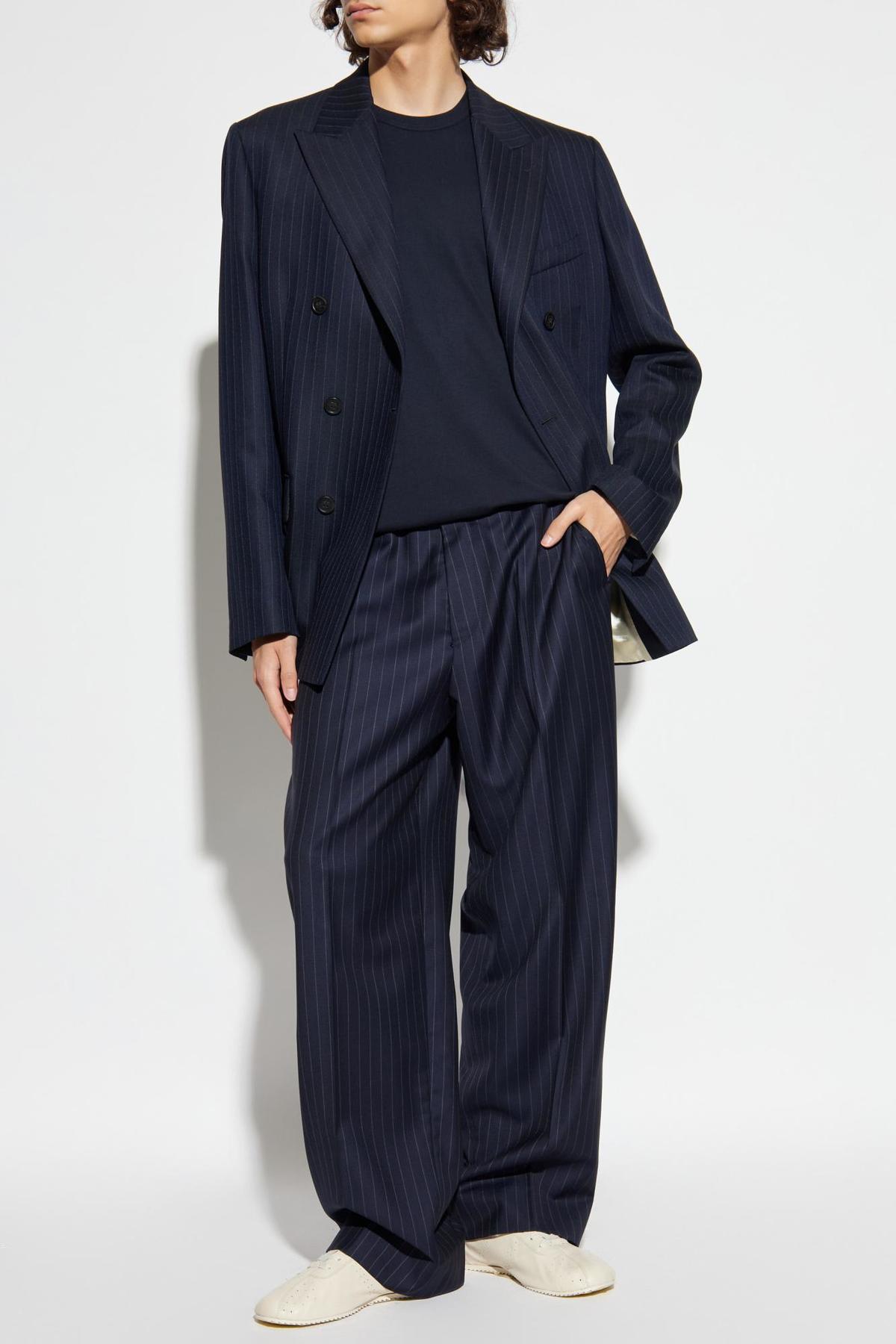 Golden Goose Pinstripe Blazer - Navy - Image 2 of 5