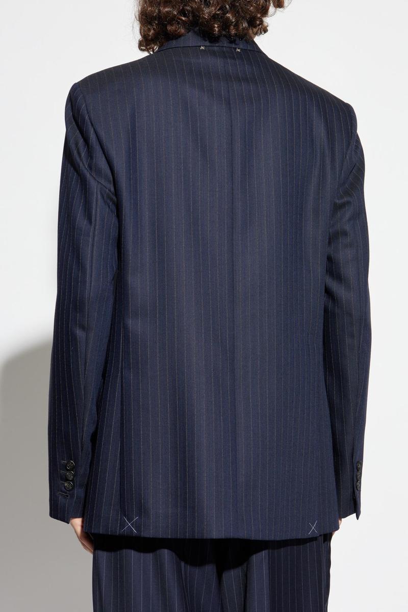 Golden Goose Pinstripe Blazer - Navy