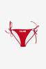 Stockholm Surfboard Club Cam Bottom Bikini Bottom - Red - Thumbnail 1