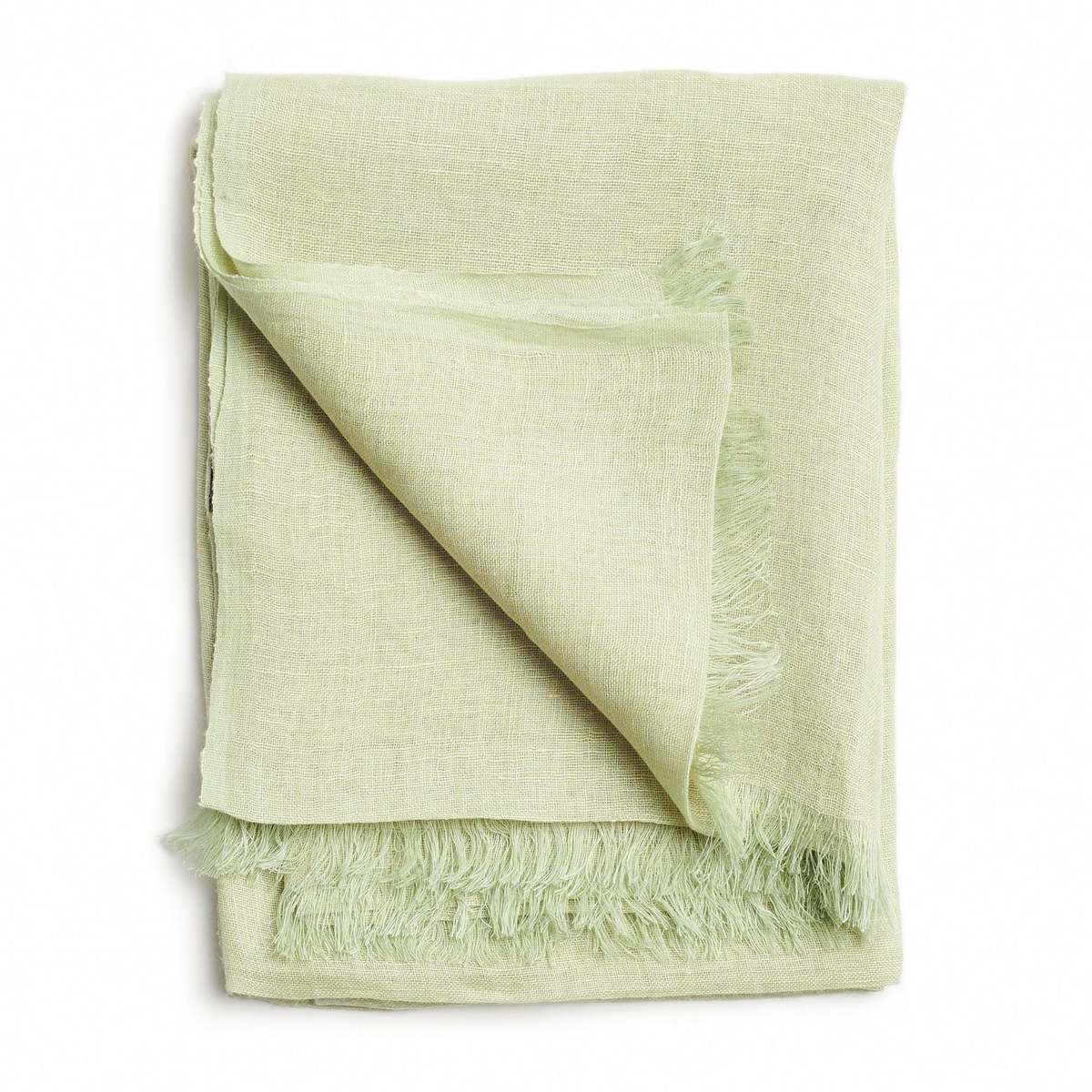 Variously Hand Woven Soft Linen Scarf - Image 2 of 9
