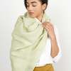 Variously Hand Woven Soft Linen Scarf - Thumbnail 3