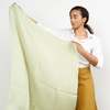 Variously Hand Woven Soft Linen Scarf - Thumbnail 4