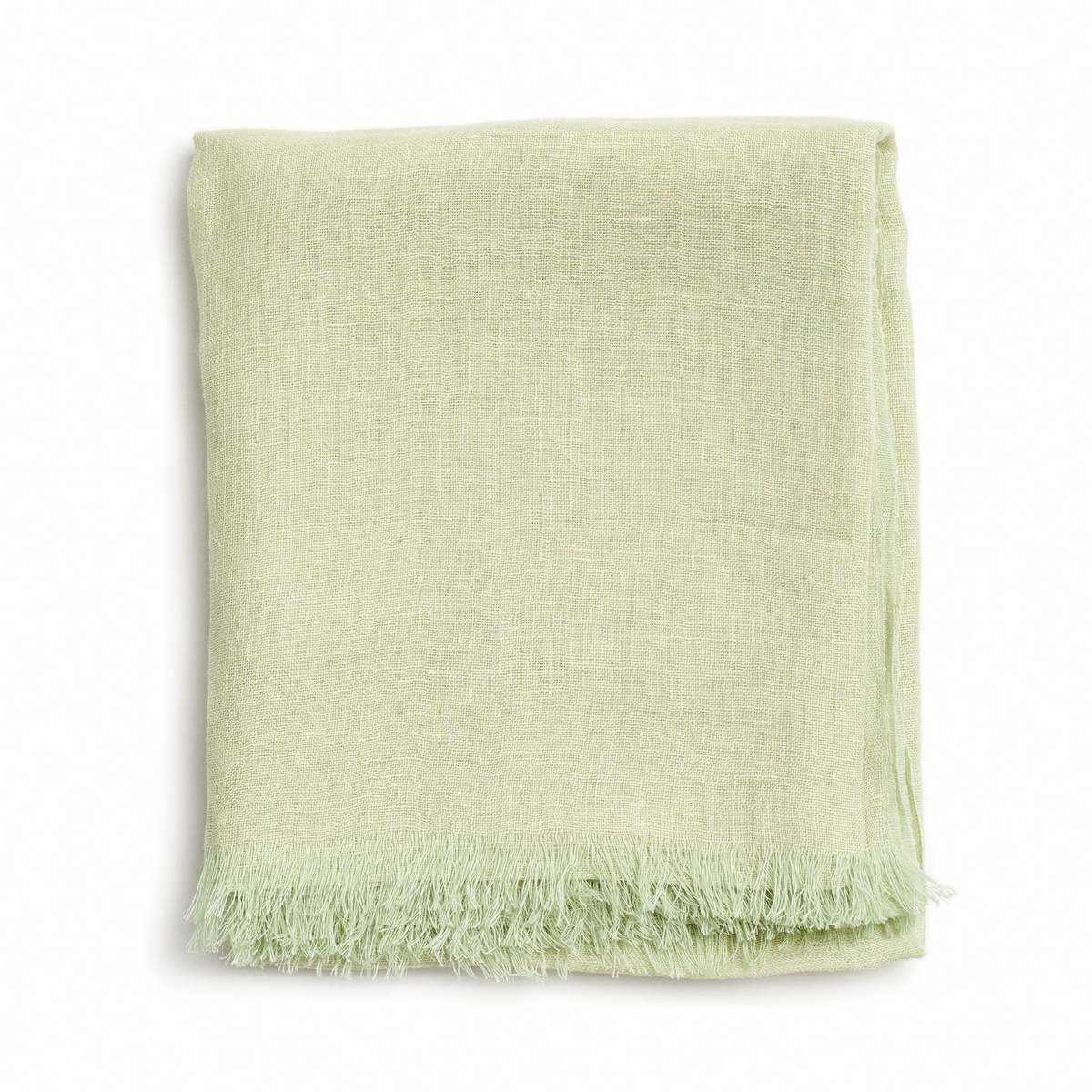 Variously Hand Woven Soft Linen Scarf - Image 7 of 9