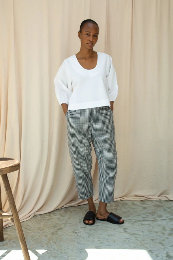 beaumont organic Renee Cotton Poplin Top