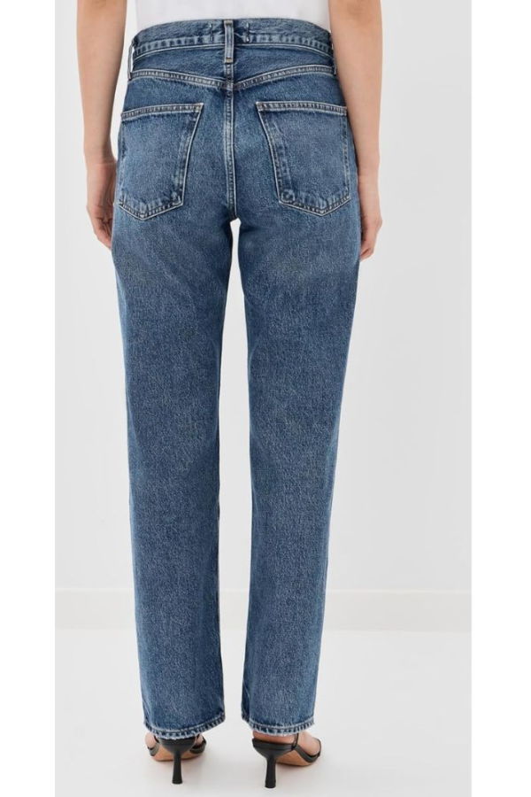 AGOLDE Lana High-Rise Straight Jeans - Liberty