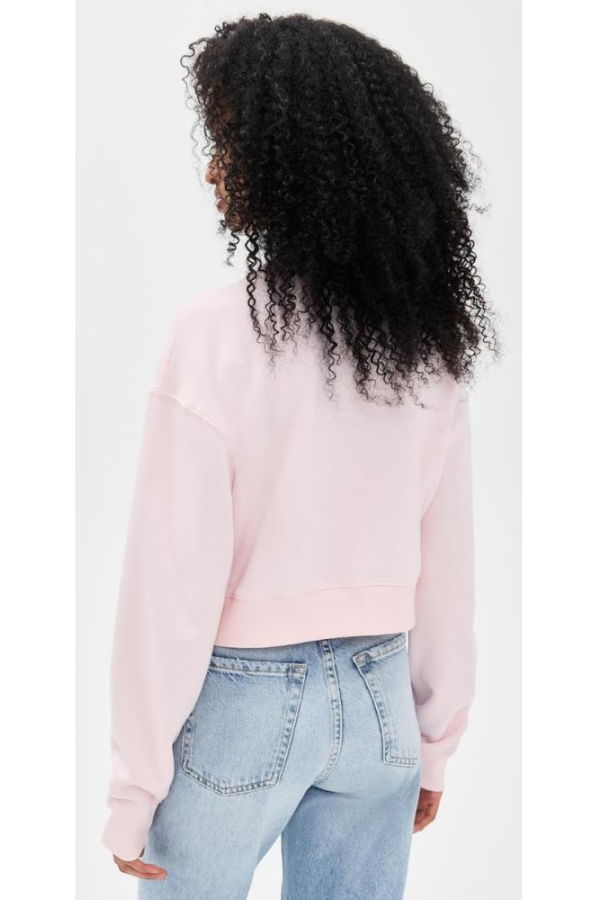 LoveShackFancy Rylan Pullover Sweater - Wistful Pink
