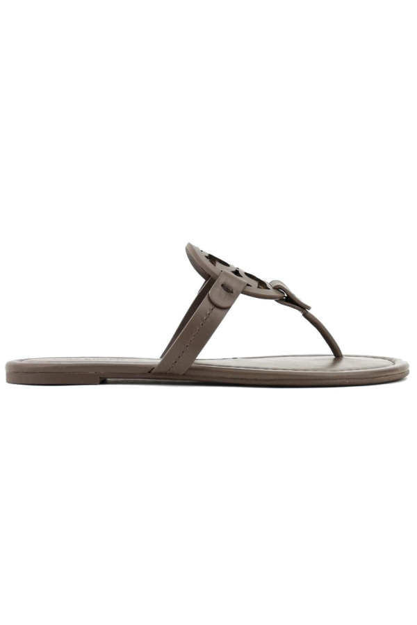 Tory Burch Miller Leather Sandals - Dusk Smoke