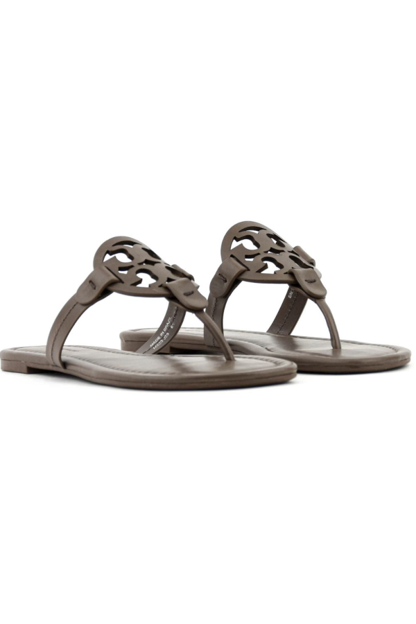 Tory Burch Miller Leather Sandals - Dusk Smoke