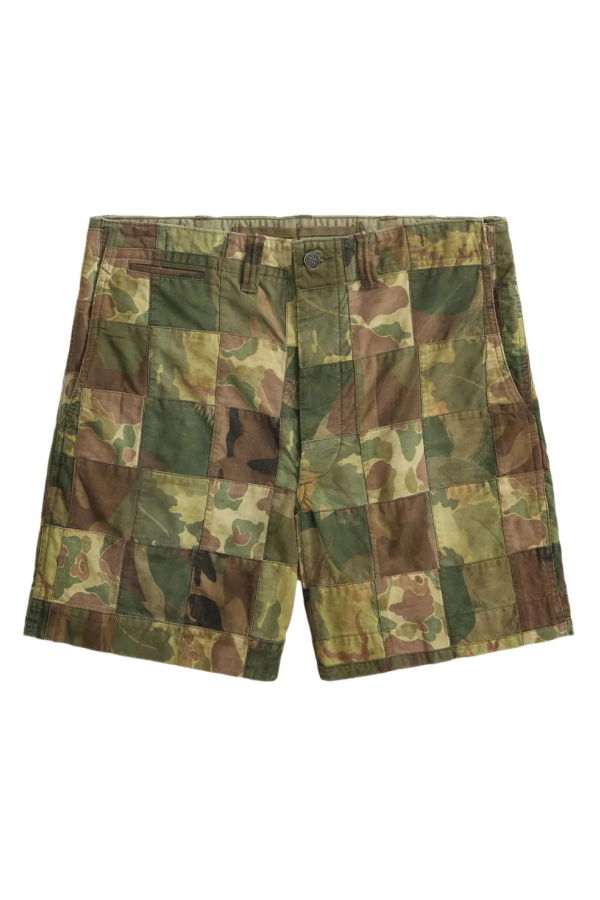 RRL Camo Patchwork Shorts - Camo