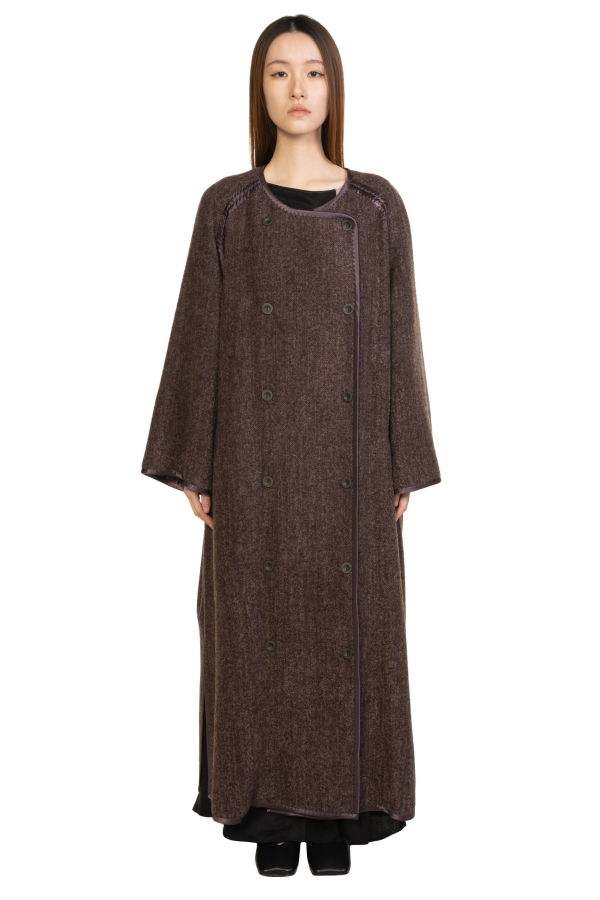 Mute Dance Brown Coat - Brown