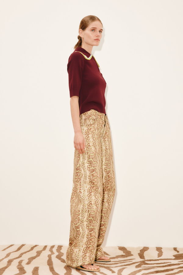 ALEMAIS Jasper Knit Polo Top