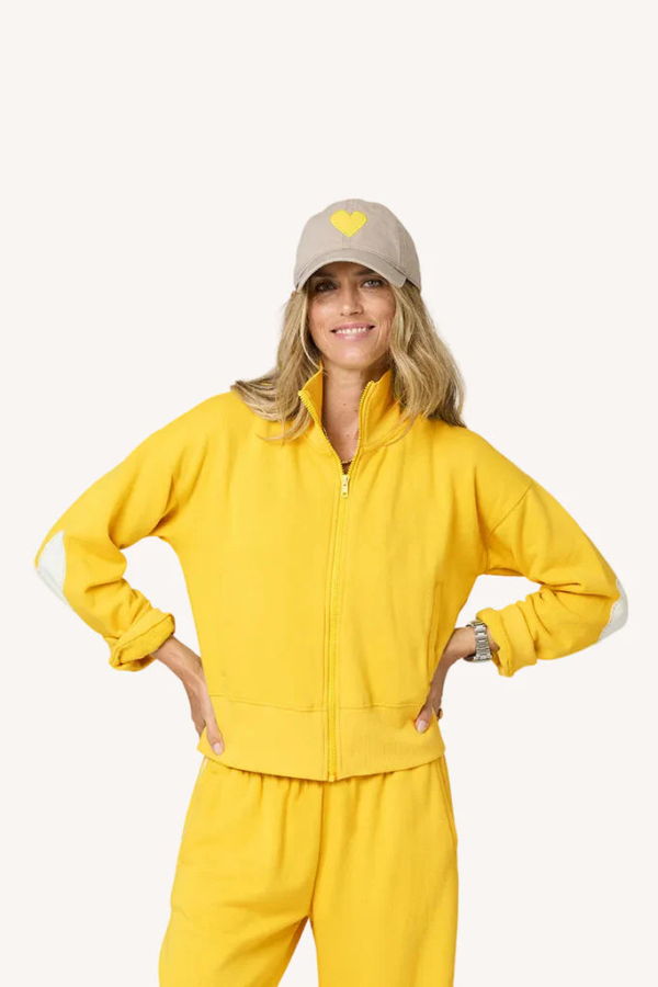 Kerri Rosenthal Zip-Up Mock Neck Sweatshirt