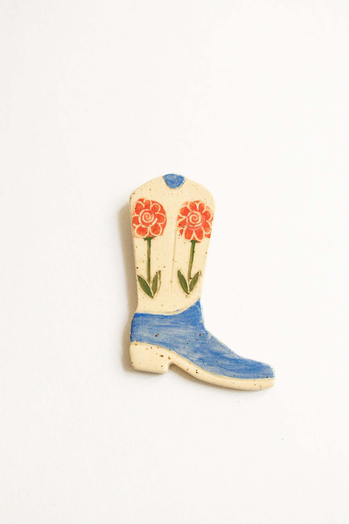 River + Fields Pottery Ceramic Cowboy Boot Magnet - Image 3 of 10