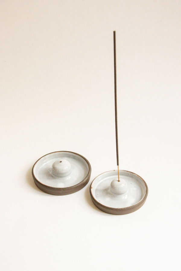 River + Fields Pottery Stoneware Incense Holder