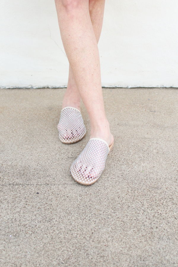 Alysi Mesh Mule - Silver