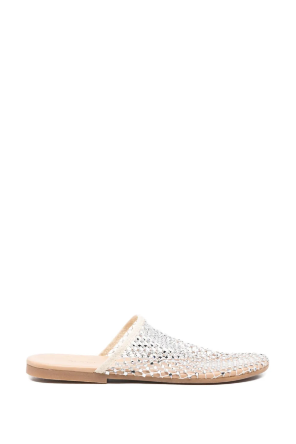 Alysi Mesh Mule - Silver