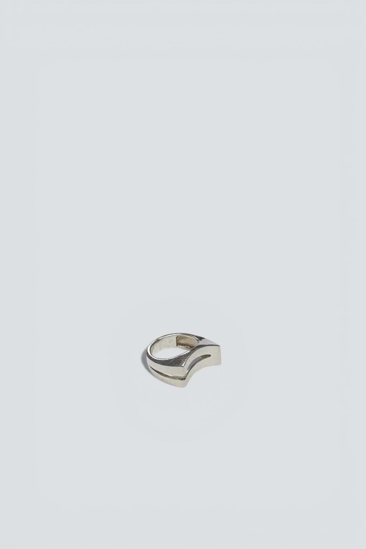 Curved Split Ring - Sterling Silver  - Image 2 of 3