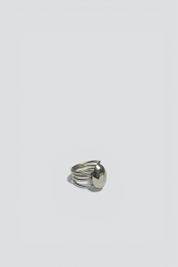 Vintage Dome Coil Ring - Sterling Silver