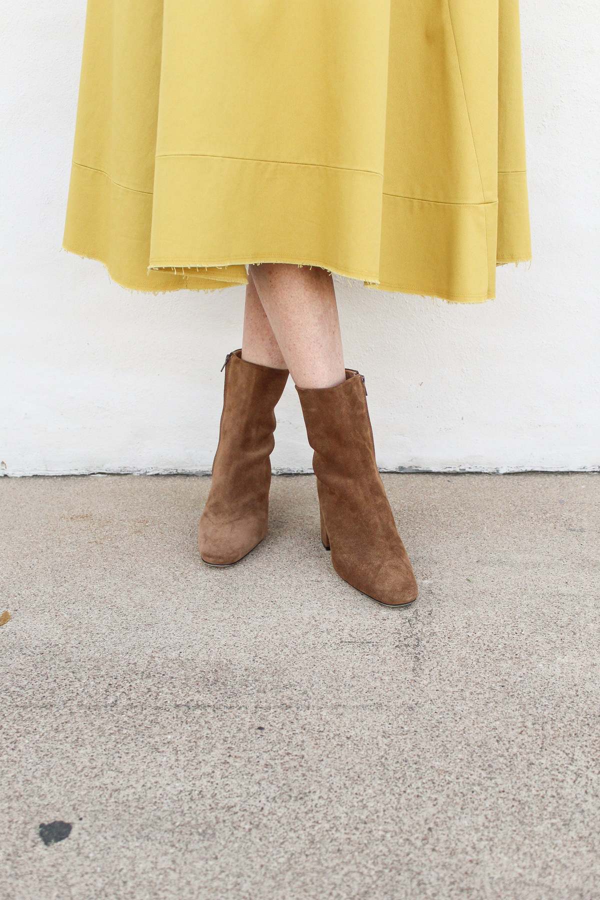 Dear Frances Alma Bootie Boots - Caramel Suede - Image 1 of 5