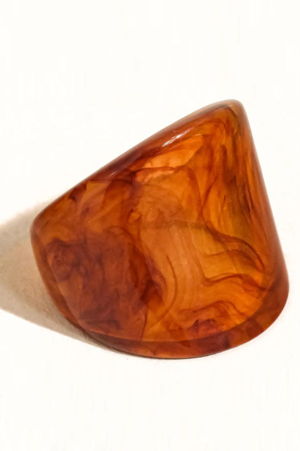 Flânerie Doris Chunky Ring - Brown