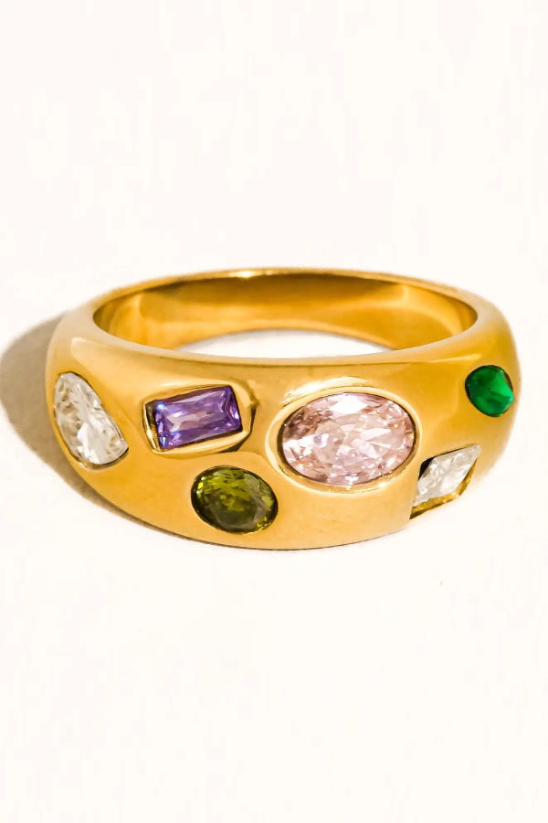 Flânerie Orlume Dome Ring - 18k Gold