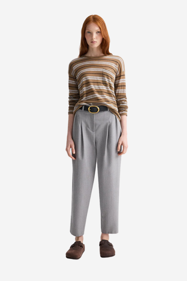 TWP Fulton Street Pant - Light Heather Grey