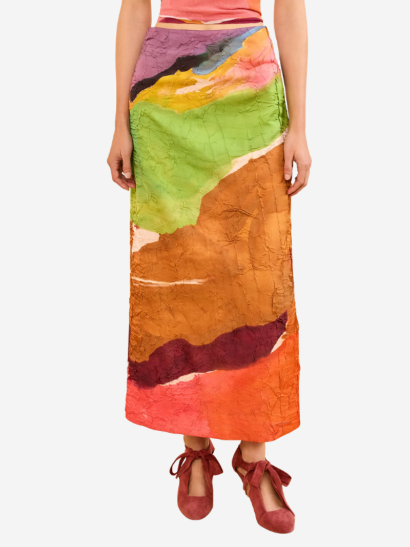 Ulla Johnson Inez Skirt in Nature Abhors a Vacuum