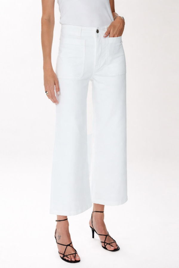 Pistola Zooey in Blanc Jeans