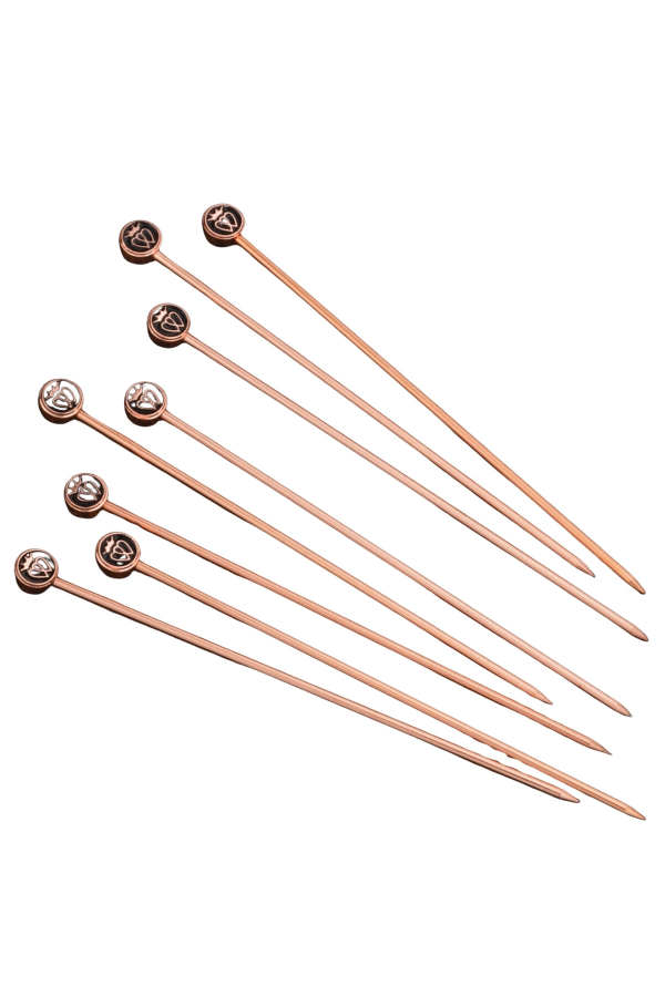 Prince of Scots Luckenbooth XL Cocktail Picks 8-Pack - Copper