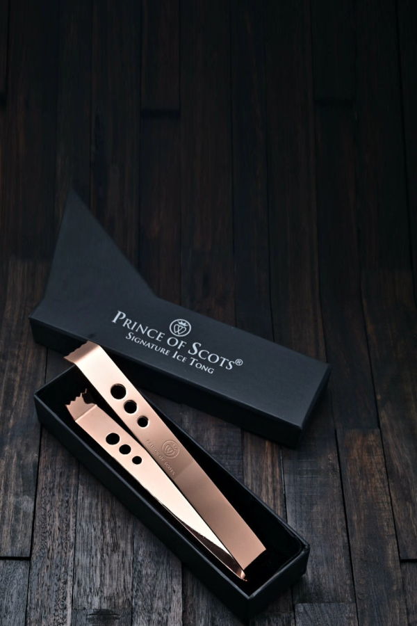Prince of Scots Signature Ice Tongs - Copper