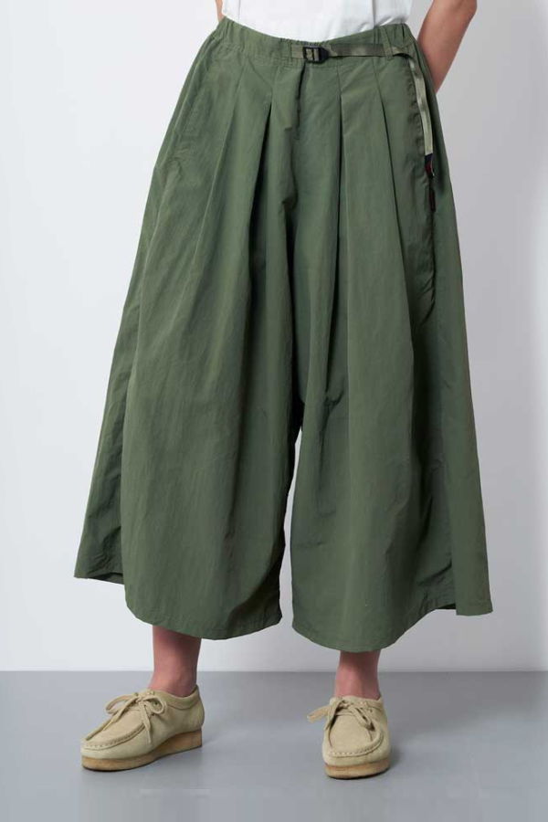 Gramicci Nylon Flare Pants - Olive